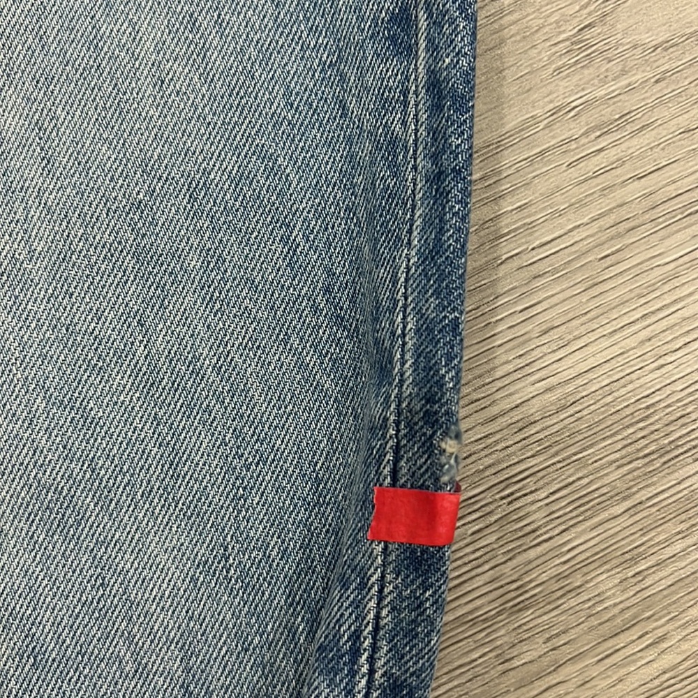 GRLFRND Karolina High Rise Straight crop jeans in La Playa SZ 26 - Picture 5 of 11
